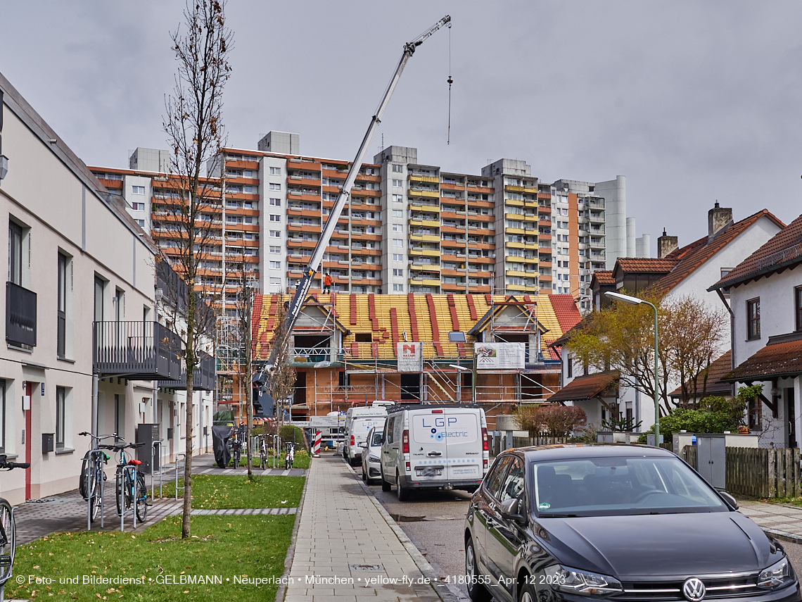 12.04.2023 - Baustelle Ottweiler Straße in Neuperlach